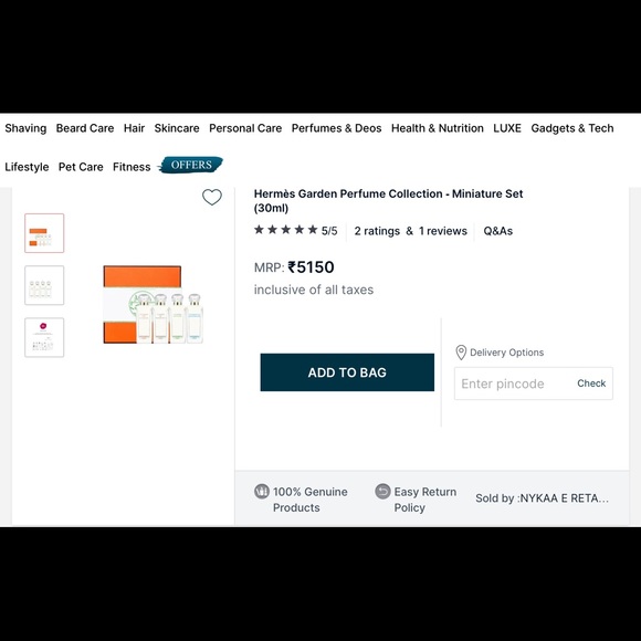 Hermés mini perfumes - Picture 7 of 7